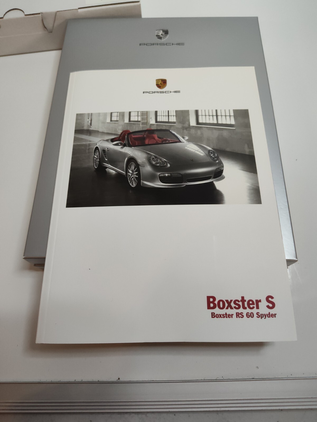 2008 Porsche Boxster RS60 Brochure Orig Mailing Box 987 Spec Edit Sales Catalog 2008 Porsche Boxster RS60 Brochure Orig Mailing Box 987 Spec Edit Sales Catalog
