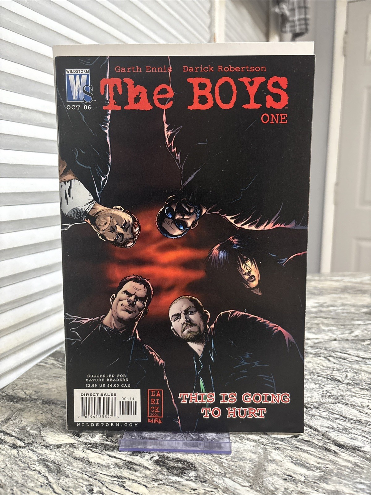 The Boys #1 1st Printing 1st App The Boys Team WildStorm 2006 Ennis Robertson The Boys #1 1st Printing 1st App The Boys Team WildStorm 2006 Ennis Robertson
