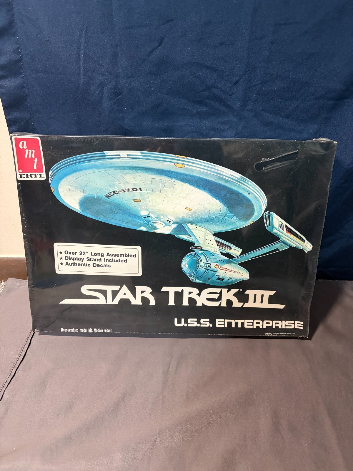 Vintage 1985 AMT ERTL Star Trek III USS Enterprise Model Kit 1:537 6675 Vintage 1985 AMT ERTL Star Trek III USS Enterprise Model Kit 1:537 6675