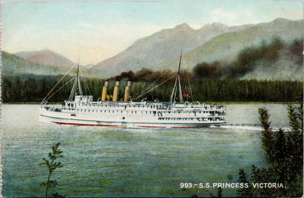 CPR SS \'Princess Victoria\' Ship Steamship Unused Stephen Thompson Postcard H58