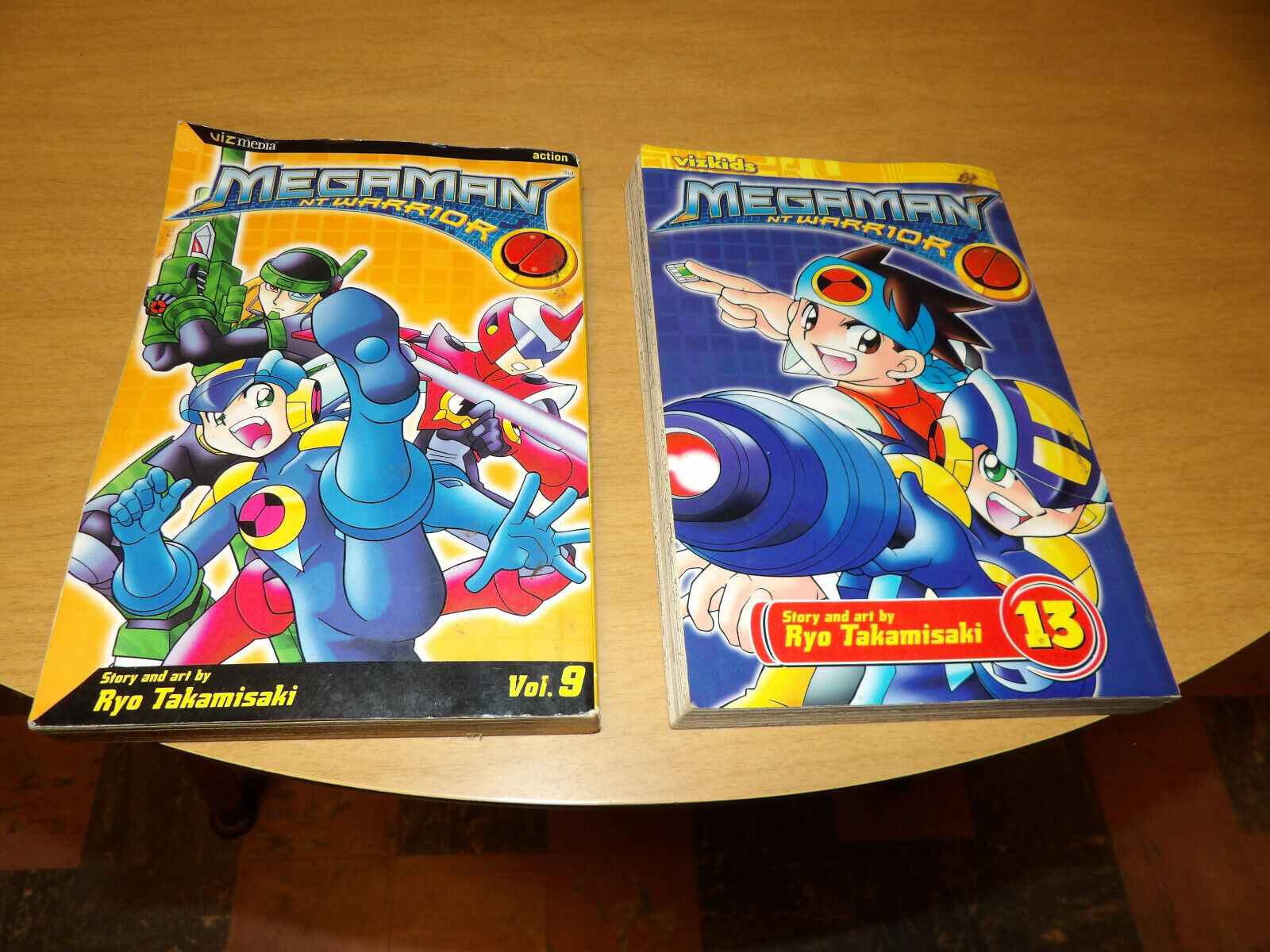 Mega Man MegaMan NT Warrior Volume 9 and 13 English Manga by Ryo Takamisaki