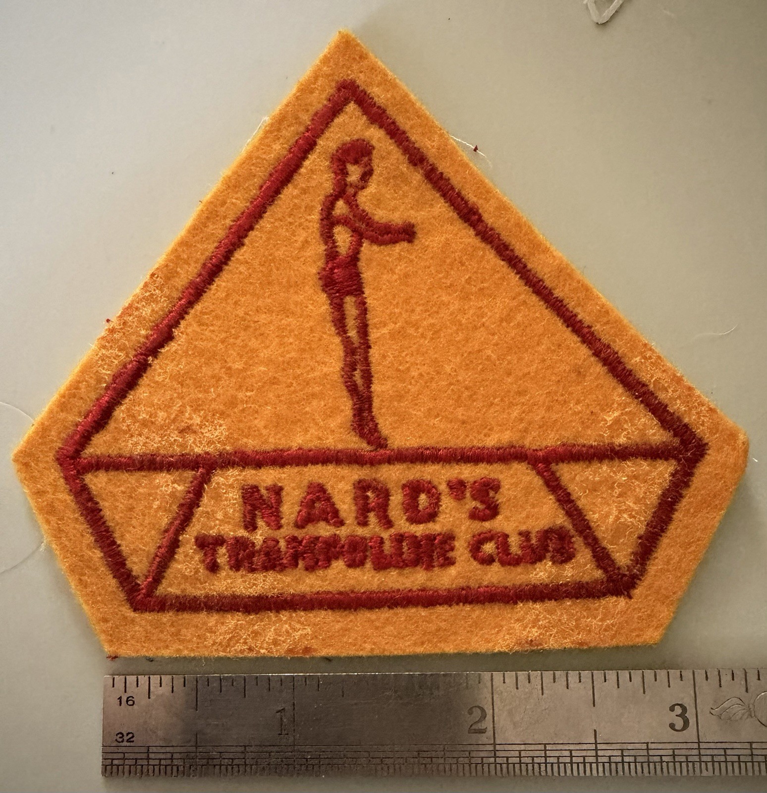 Vintage 1960s Nard’s Trampoline Club Amarillo Texas Gymnastics Felt Patch Vintage 1960s Nard’s Trampoline Club Amarillo Texas Gymnastics Felt Patch