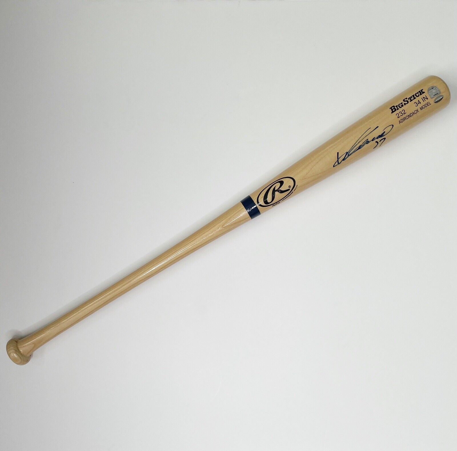 Vladimir Guerrero Sr. Autographed Rawlings Bat Signed Blonde Adirondack Baseball