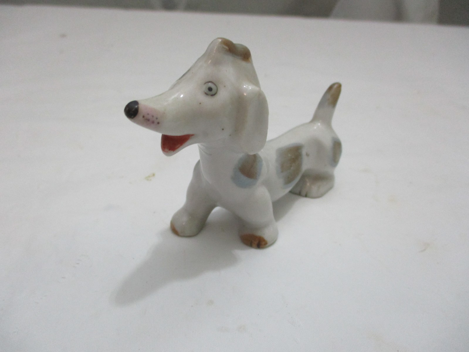 Vintage Wiener Dachshund Dog Ceramic Figurine Japan Vintage Wiener Dachshund Dog Ceramic Figurine Japan