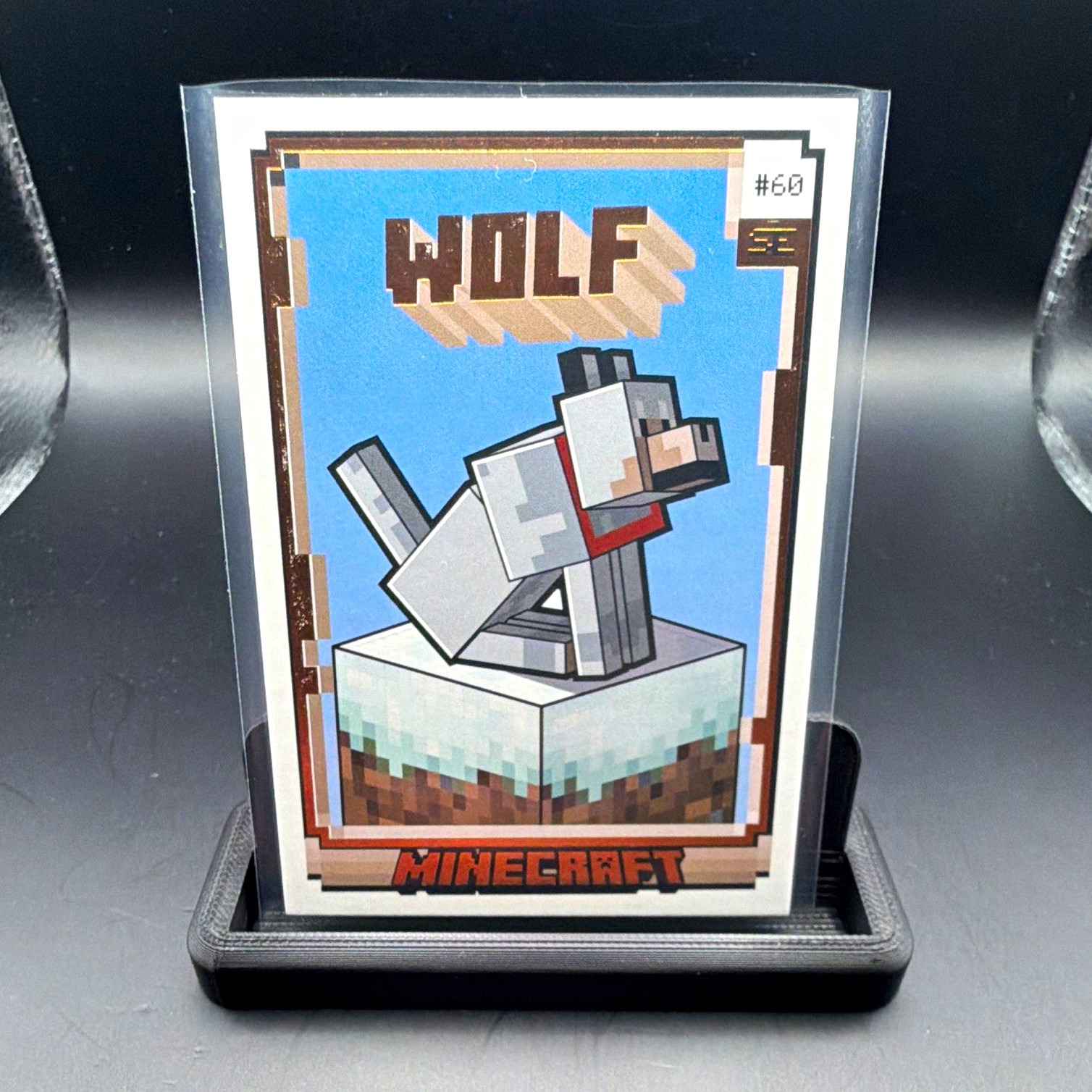 2025 Panini Minecraft Special Edition Base Set #60 Wolf 115/325
