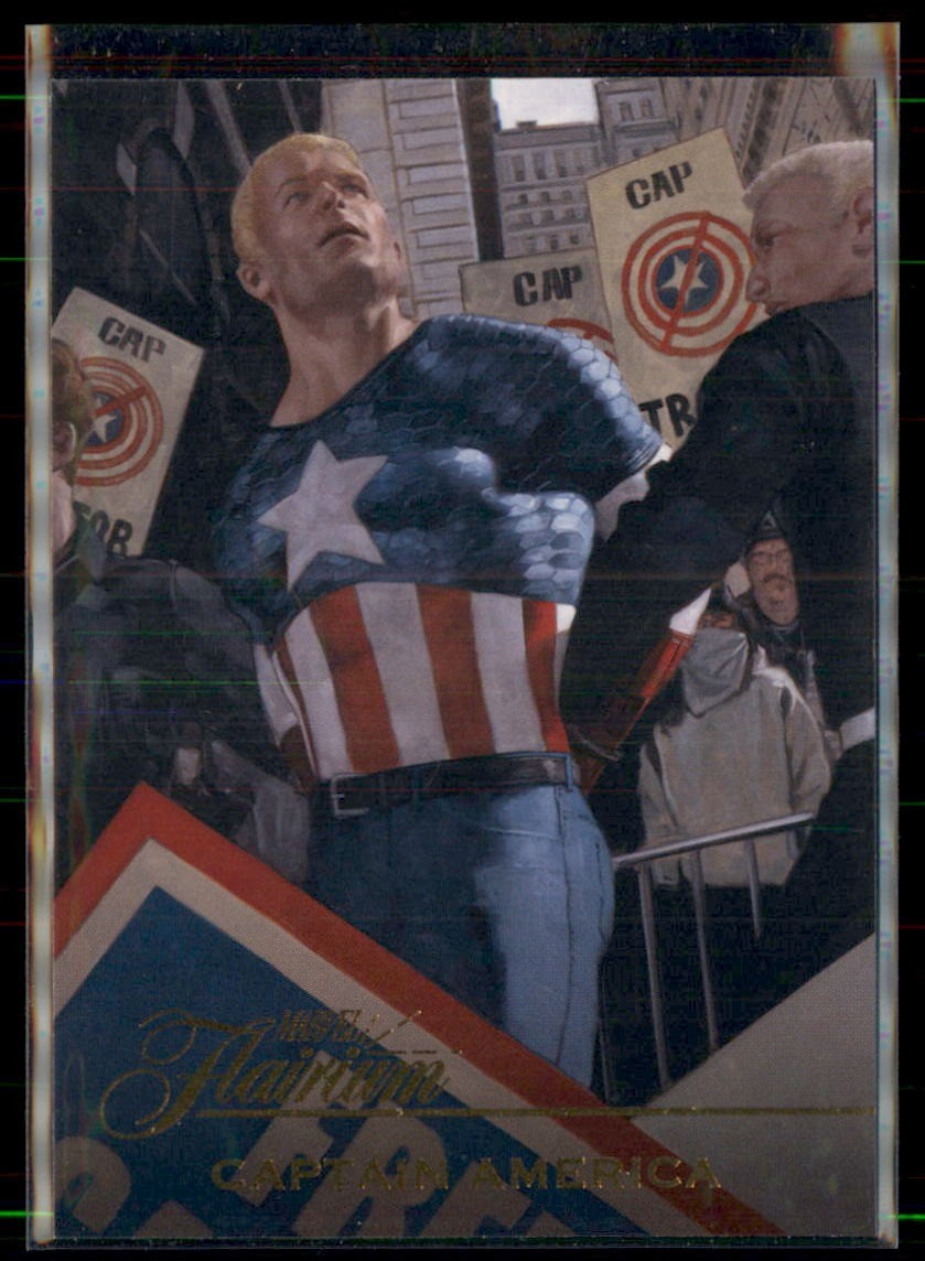 2023 Flair Marvel #FT-43 Captain America Flairium 2023 Flair Marvel #FT-43 Captain America Flairium
