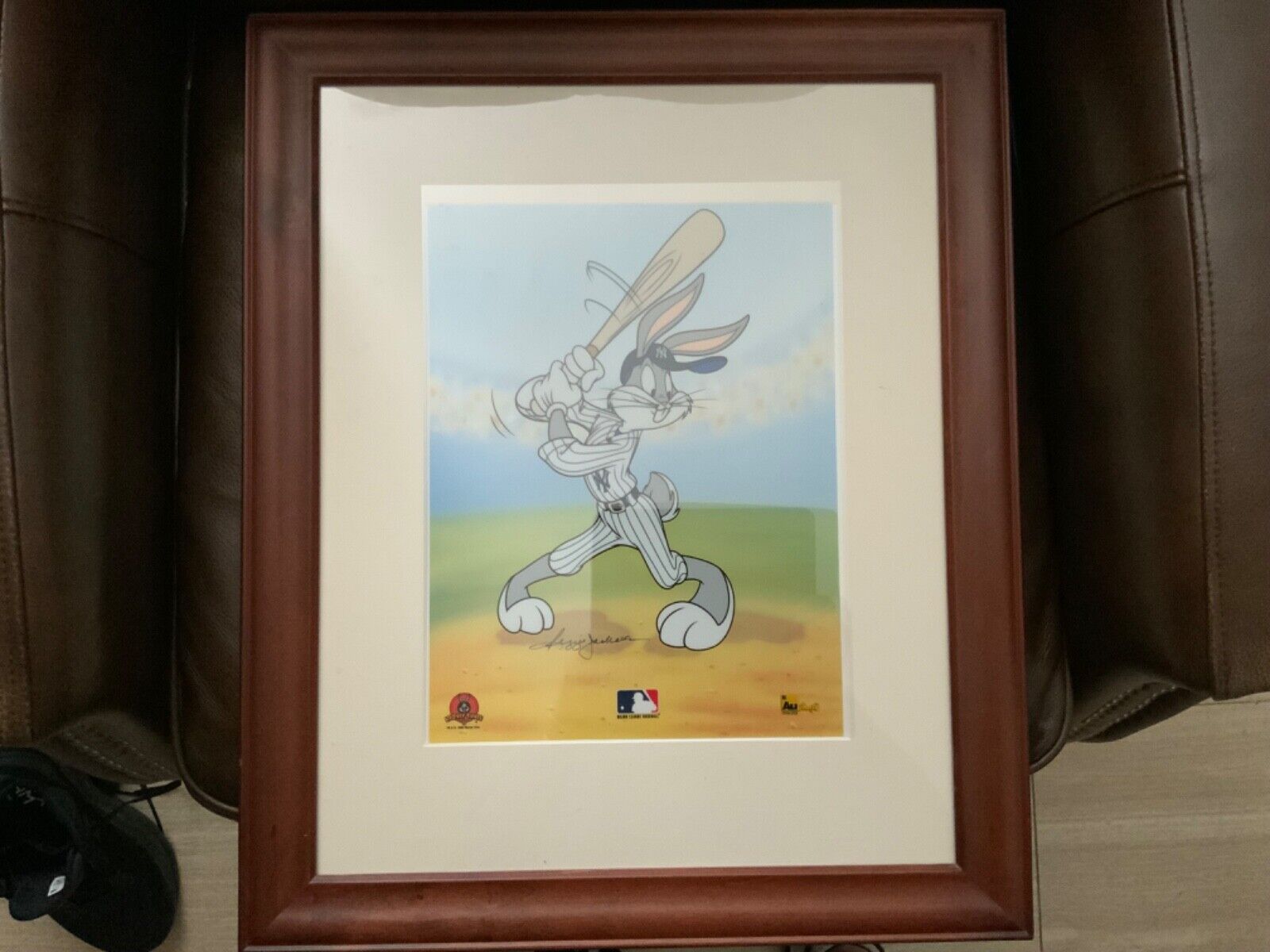 Bugs Bunny N.Y. Yankees Sericel REGGIE  JACKSON Looney Tunes Warner Bros  W COA