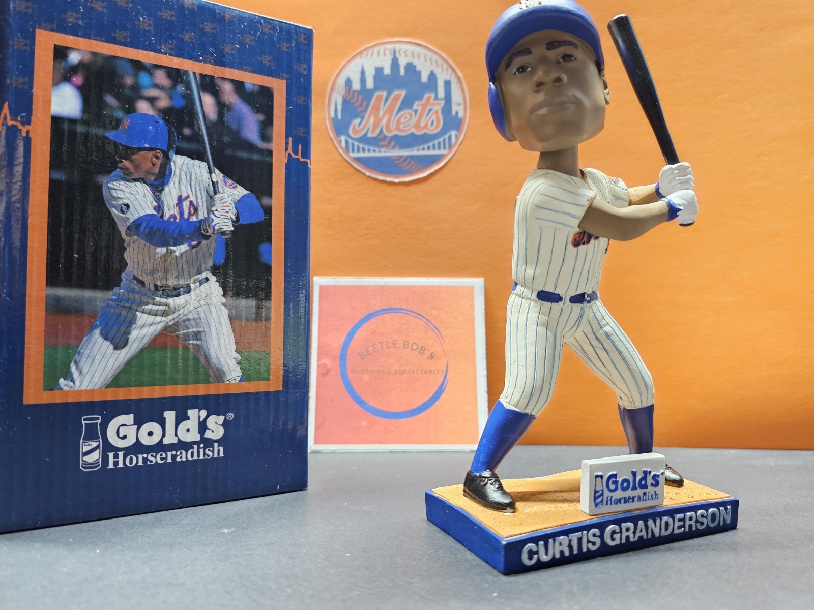 Curtis Granderson New York Mets MLB 2014 SGA Bobblehead NIB