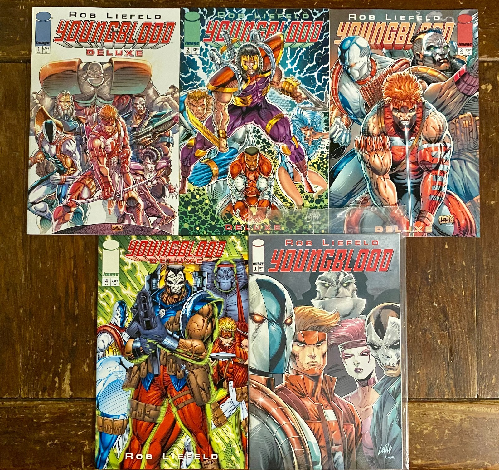 YOUNGBLOOD DELUXE #1-4 + YOUNGBLOOD #1 π₯ | 2025 IMAGE COMICS | ROB LIEFELD FUN YOUNGBLOOD DELUXE #1-4 + YOUNGBLOOD #1 π₯ | 2025 IMAGE COMICS | ROB LIEFELD FUN