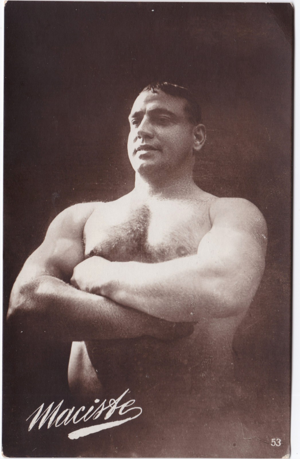Vintage RPPC - Maciste (Bartolomeo Pagano) - Italian actor- Gay interest Vintage RPPC - Maciste (Bartolomeo Pagano) - Italian actor- Gay interest