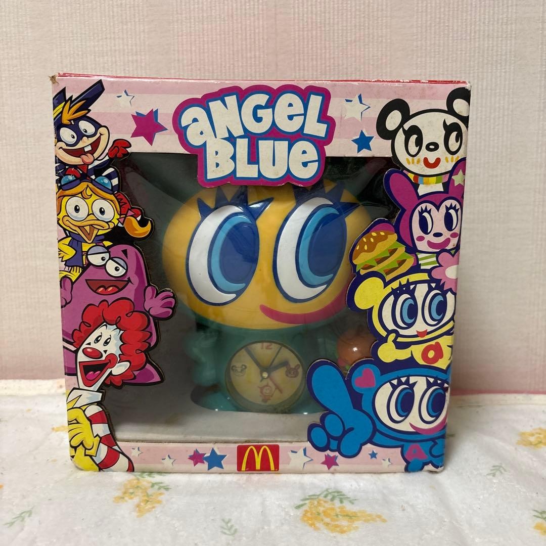ANGEL BLUE Alarm Clock Nakamura-kun McDonald’s Collab Toy Japan 2003 Rare Unused