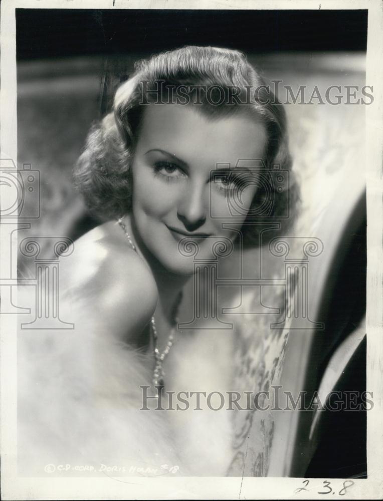 1939 Press Photo Doris Nolan Actress - XXB09135
