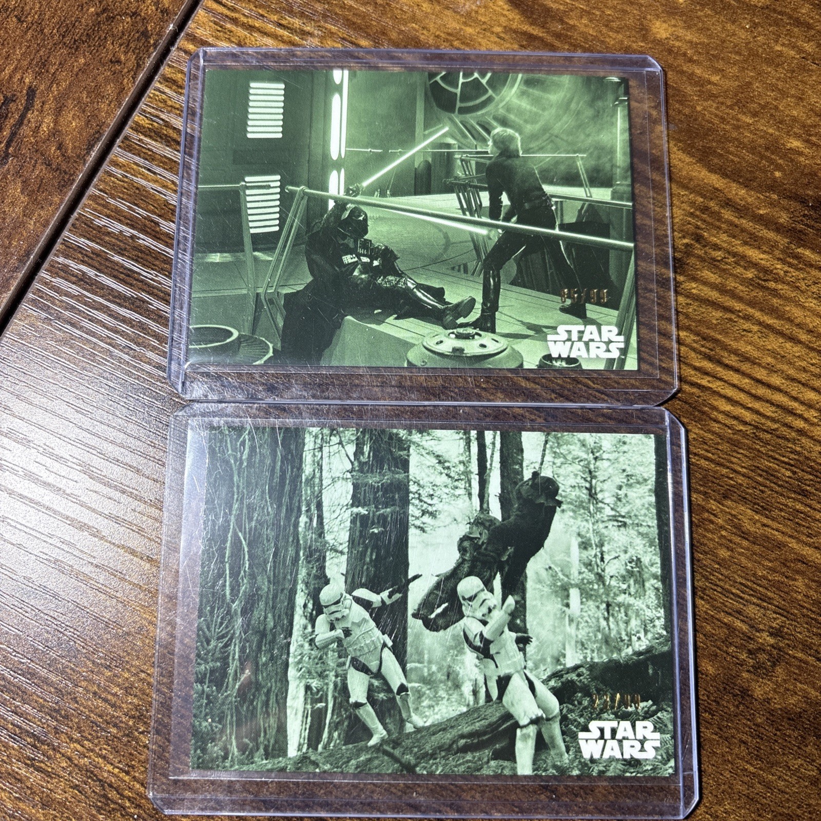 2020 Topps Star Wars Return of the Jedi Black & White Green Parallel # /99 2020 Topps Star Wars Return of the Jedi Black & White Green Parallel # /99