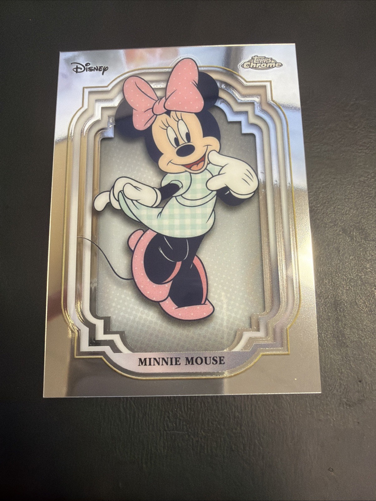 2024 Topps Chrome Disney #2 Minnie Mouse base 2024 Topps Chrome Disney #2 Minnie Mouse base