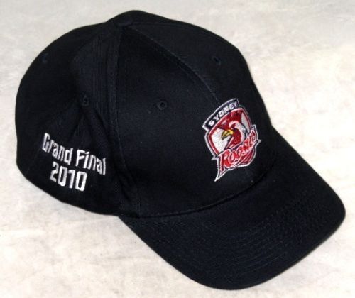  SYDNEY ROOSTERS NRL TEAM LOGO 2010 GRAND FINAL OFFICIAL BASEBALL HAT CAP
