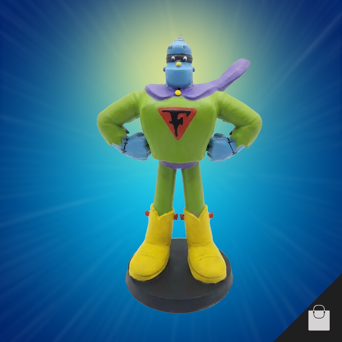 Frankenstein Jr. Classic Hanna Barbera Figurine Eaglemoss Custom Statue Figure Frankenstein Jr. Classic Hanna Barbera Figurine Eaglemoss Custom Statue Figure
