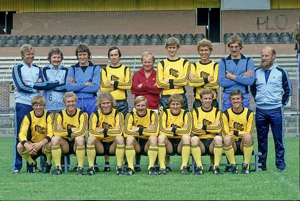 Dick Buitelaar Theo Dierckx And Other Members 01 July 1979 OLD FOOTBALL PHOTO Dick Buitelaar Theo Dierckx And Other Members 01 July 1979 OLD FOOTBALL PHOTO