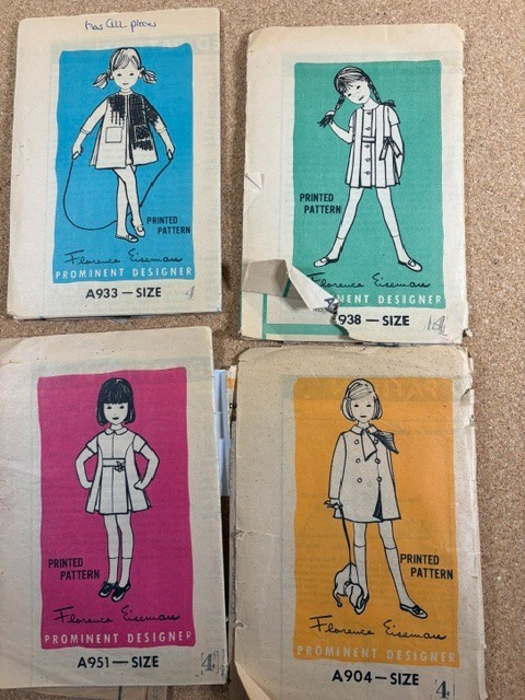 OOP RARE VTG 6 FLORENCE EISEMAN PATTERNS VOGUE / BUTTERICK/SIMP SIZE 4 LOT F1 OOP RARE VTG 6 FLORENCE EISEMAN PATTERNS VOGUE / BUTTERICK/SIMP SIZE 4 LOT F1