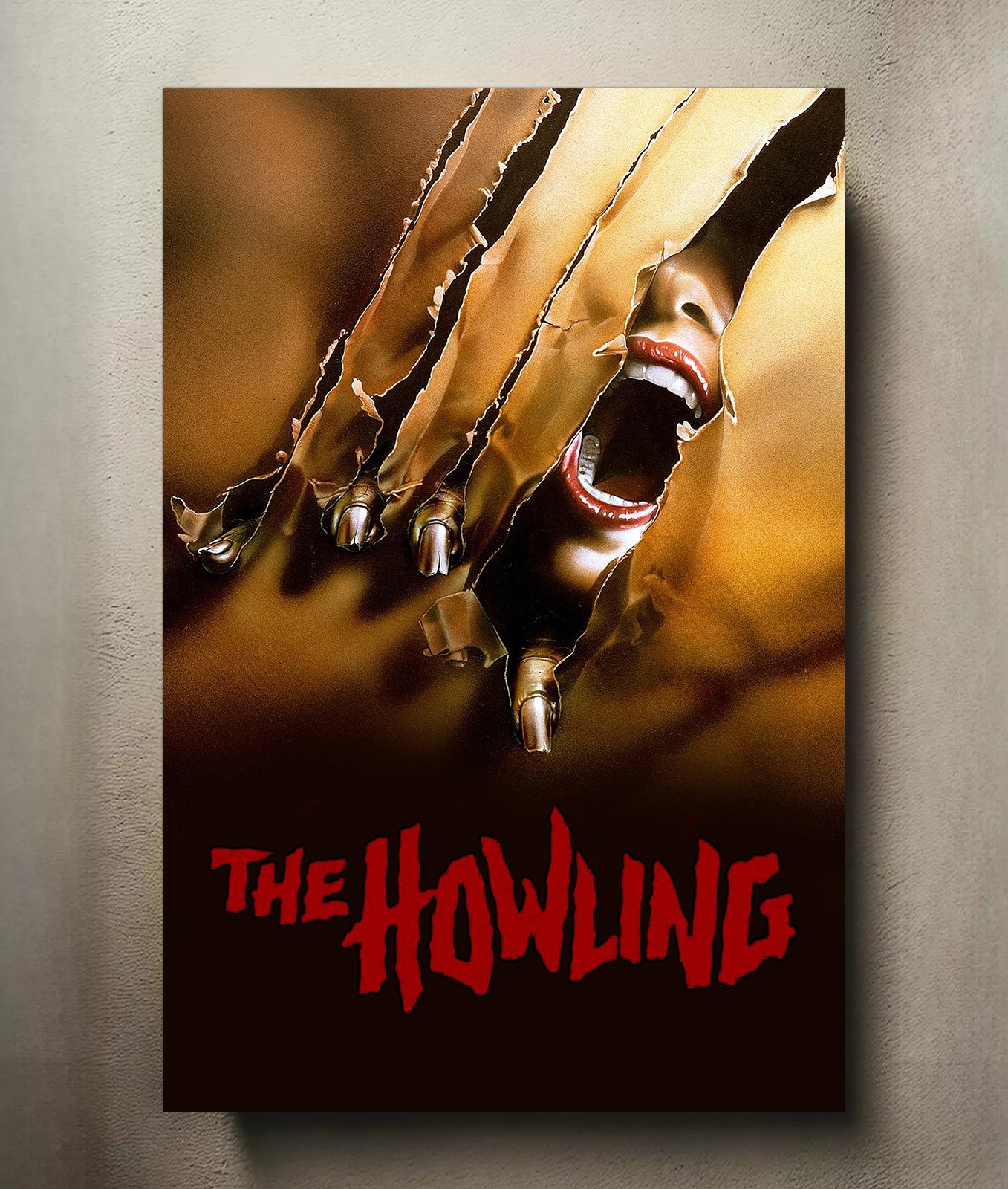 The Howling 8x12 Metal Movie Poster Sign