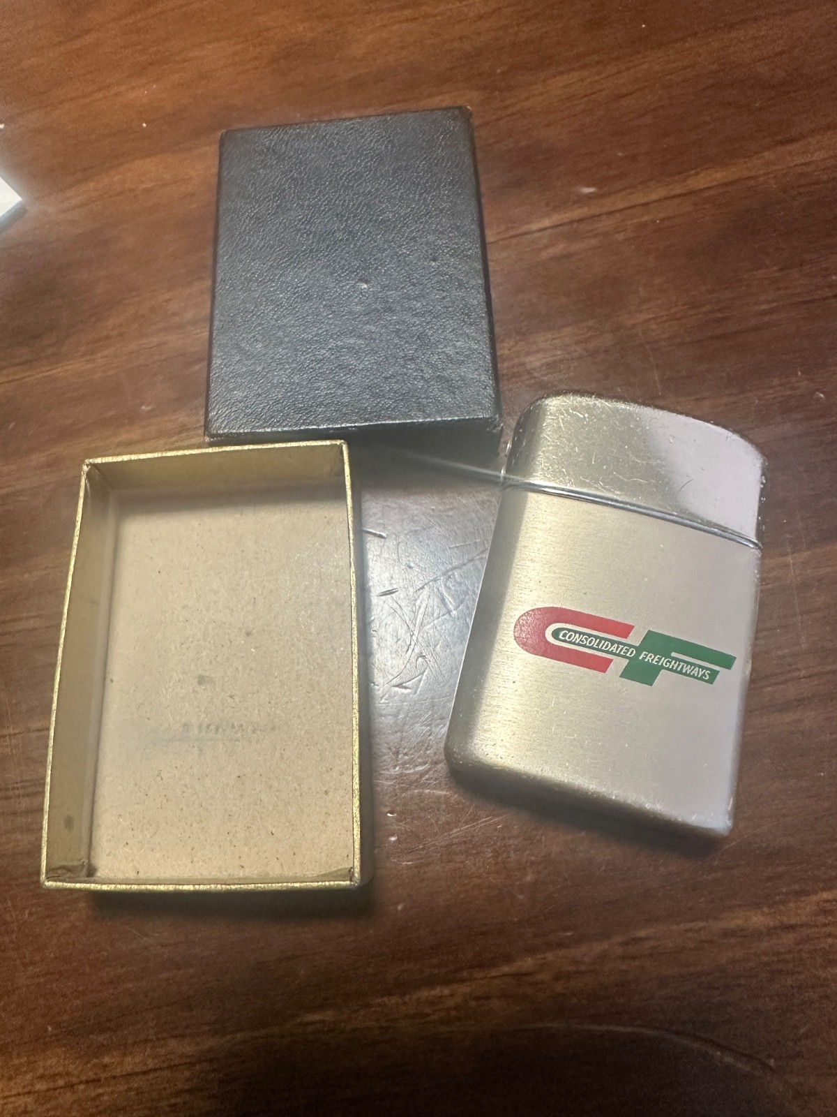 Vintage Ronson Typhoon Lighter Consolidated Freightways Advertising Vintage Ronson Typhoon Lighter Consolidated Freightways Advertising