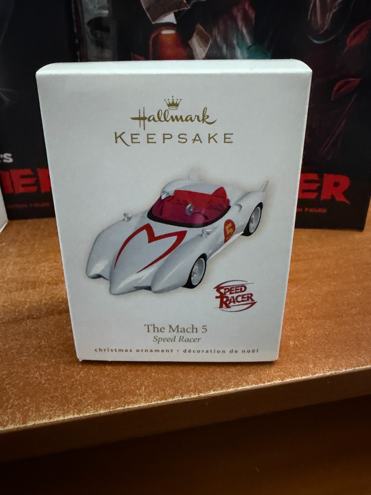 The Mach 5 Speed Racer 2008 Hallmark Ornament Race Car AM-10-7-444 New
