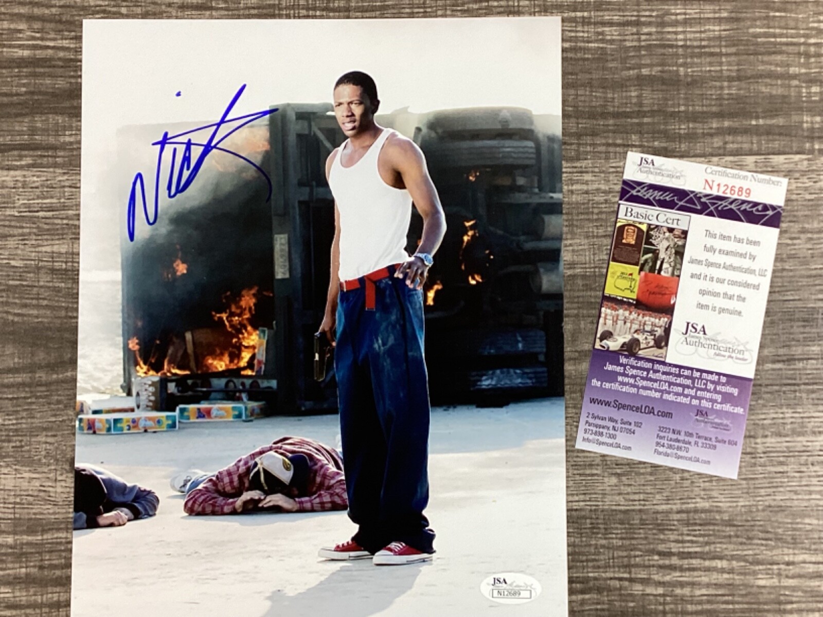 (SSG) Sexy NICK CANNON Signed 8X10 Color Photo 