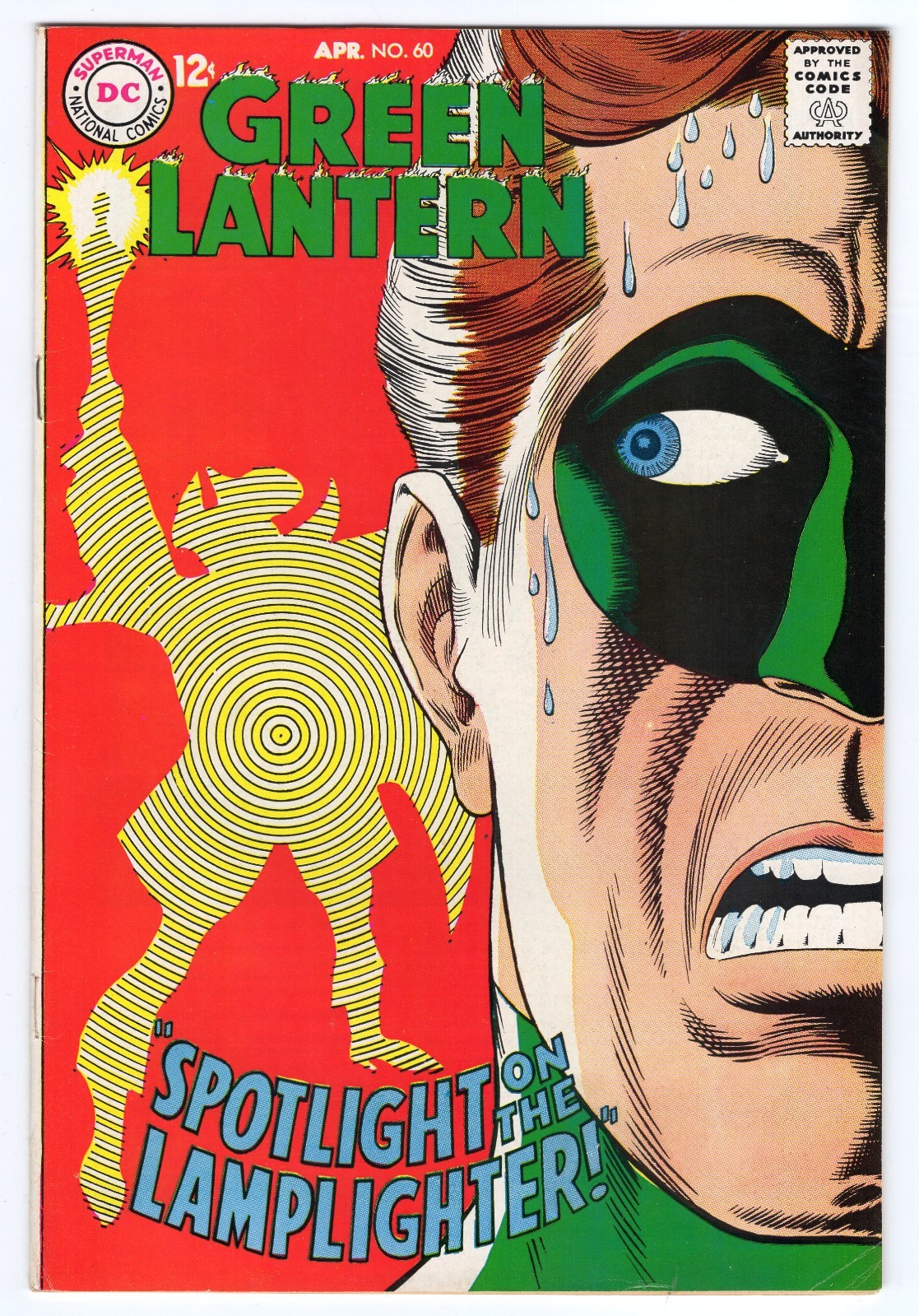 Green Lantern 60 1968 DC Comics F- 5.5 1st App Lamplighter