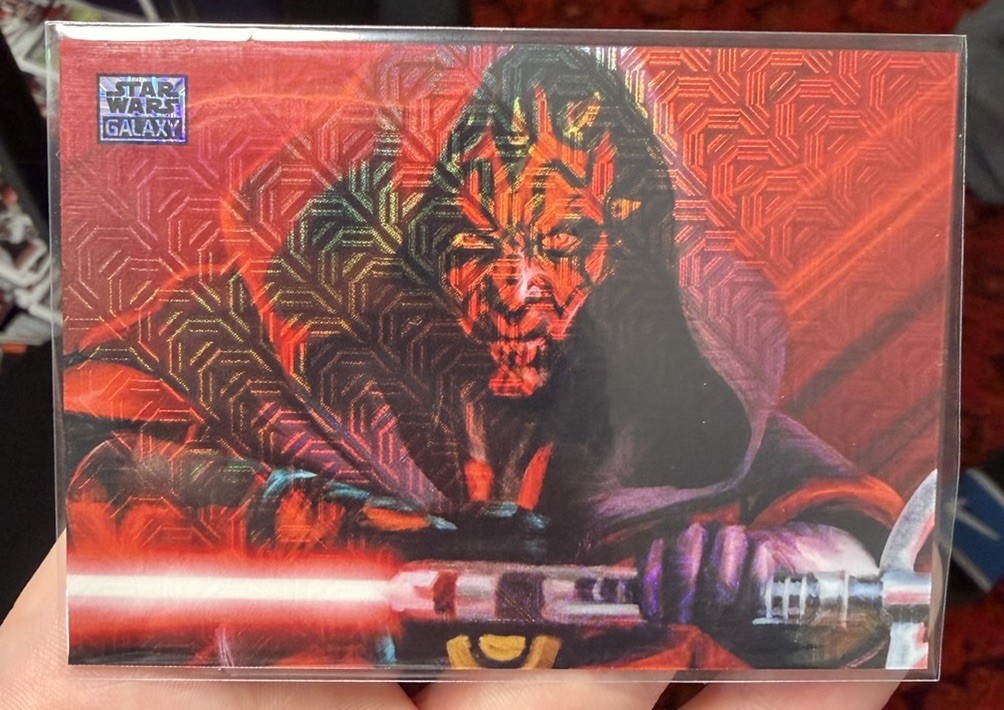 2026 Topps Star Wars Galaxy Darth Maul Insert Peace Is A Lie Card #27 /50