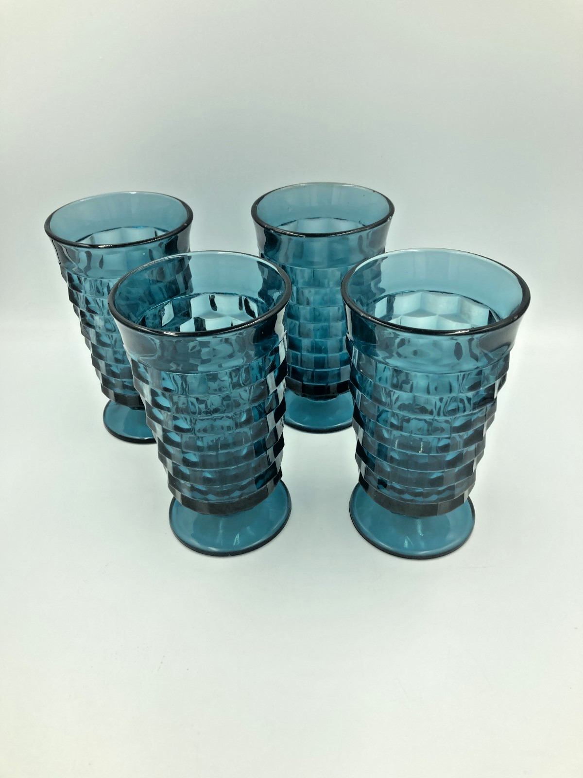 4 vtg indiana 'whitehall' glasses- 6 4 vtg indiana 'whitehall' glasses- 6