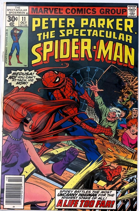 Peter Parker, The Spectacular Spider-Man #11 Marvel Comic Peter Parker, The Spectacular Spider-Man #11 Marvel Comic