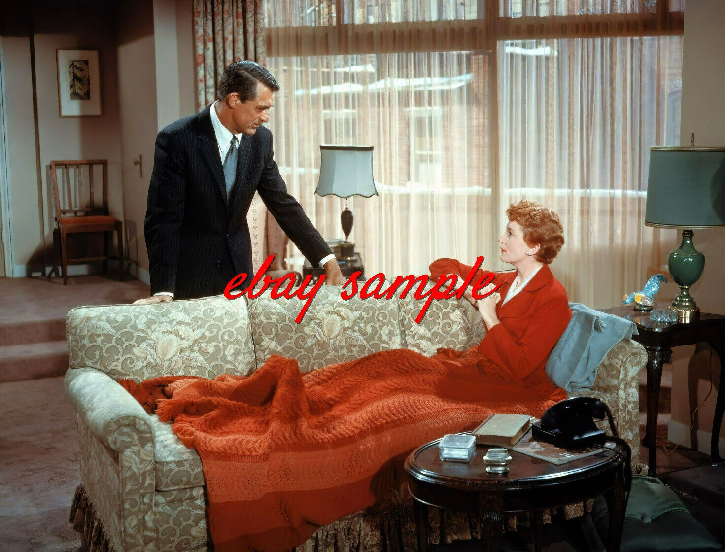 CARY GRANT DEBORAH KERR COLOR PHOTO from the 1957 movie AN AFFAIR TO REMEMBER