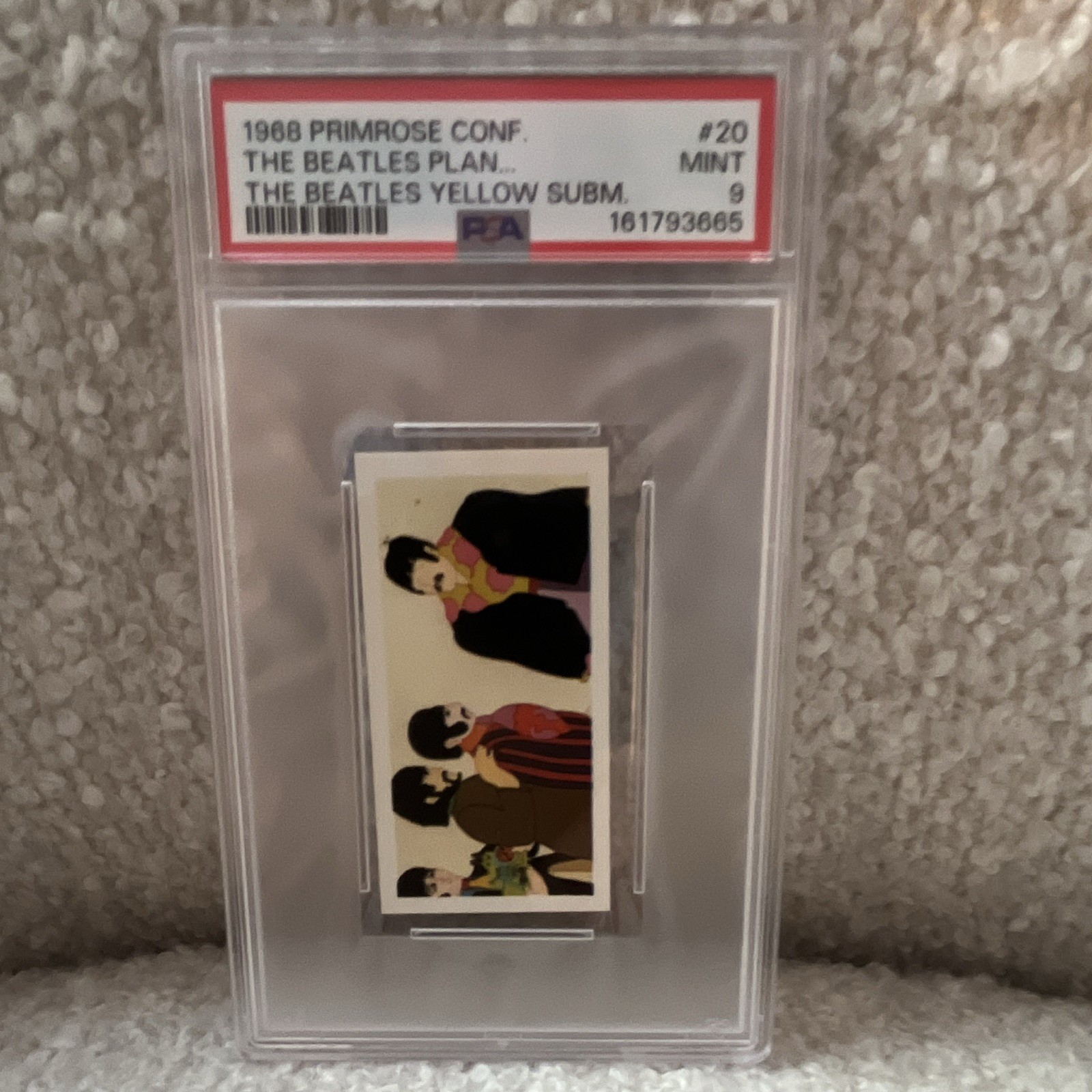 1968 Primrose Confectionery The Beatles Yellow Submarine #20 PSA 9 Mint 1968 Primrose Confectionery The Beatles Yellow Submarine #20 PSA 9 Mint