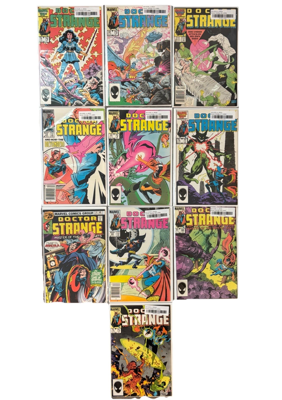 Marvel Doctor Strange Lot 10 Comics With rare Dracula Crossover Copper Age⁠ ‼️
