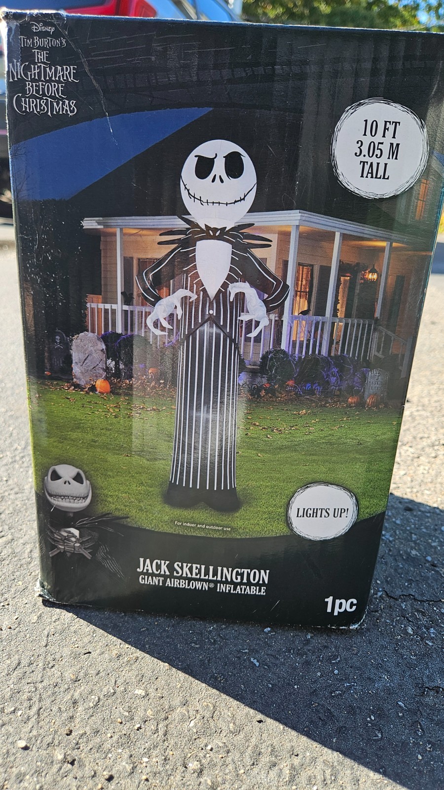 10FT Disney The Nightmare Before Christmas Jack Skellington Halloween Inflatable 10FT Disney The Nightmare Before Christmas Jack Skellington Halloween Inflatable