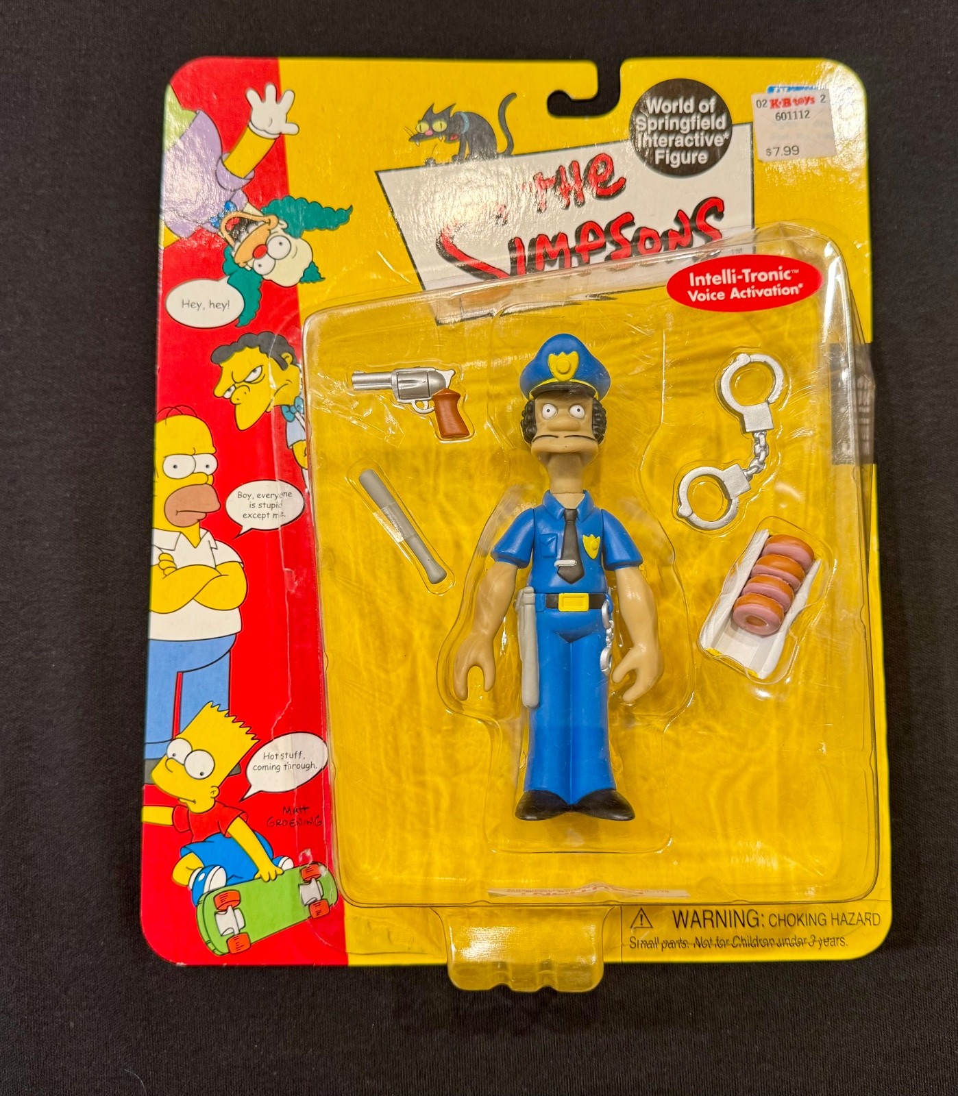 Simpsons World of Springfield Officer Lou Intelli-Tronic Playmates