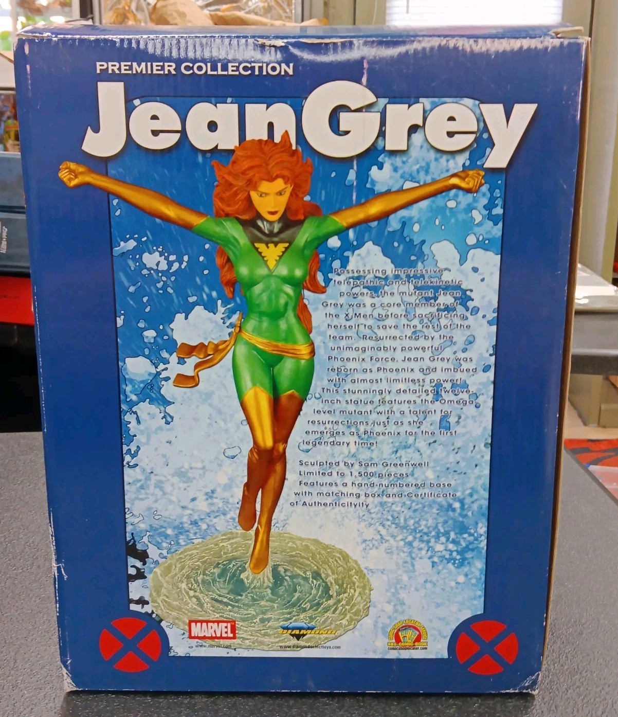2007 DIAMOND SELECT TOYS PREMIER COLLECTION JEANGREY 781/1500 X-MEN MARVEL. 2007 DIAMOND SELECT TOYS PREMIER COLLECTION JEANGREY 781/1500 X-MEN MARVEL.