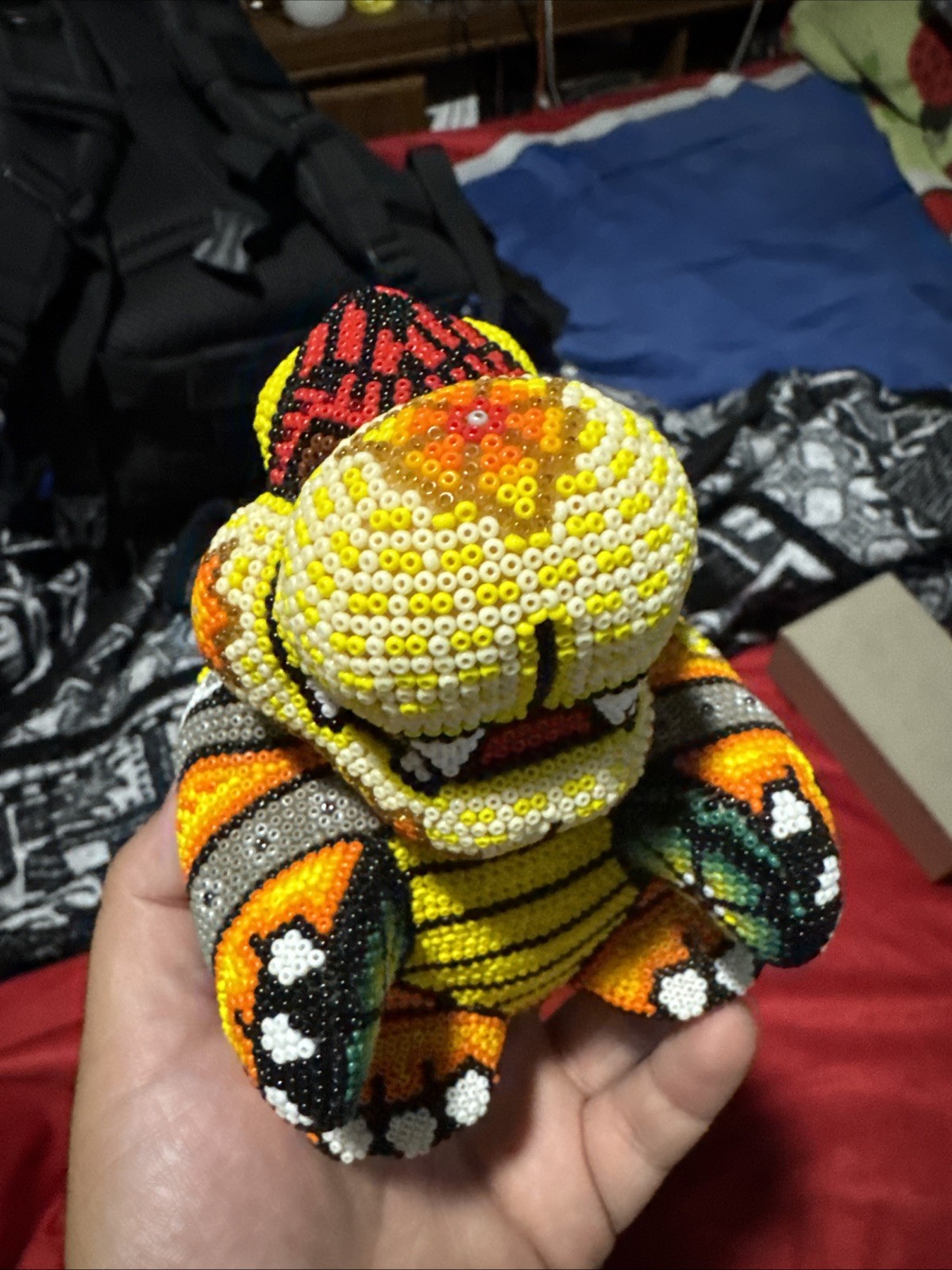 Mexican Beaded Artisan Bowser Mexican Beaded Artisan Bowser