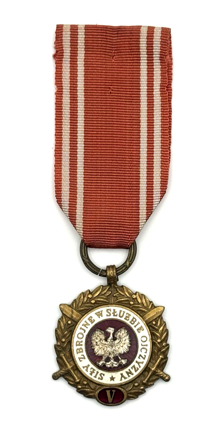 Poland Gold Medal for Long Service Za Długoletnią Służbę Polish PRL Award Poland Gold Medal for Long Service Za Długoletnią Służbę Polish PRL Award