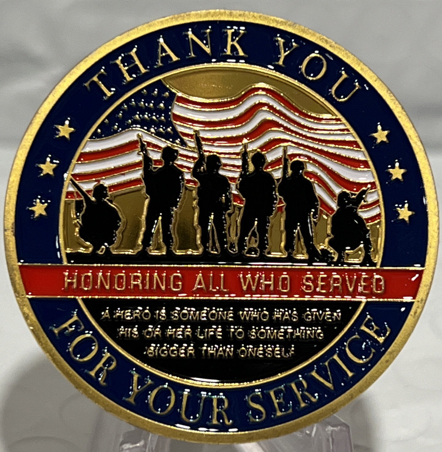 * 50 Pieces “Thank You Veteran for Your Service”Military Challenge Coin Honoring * 50 Pieces “Thank You Veteran for Your Service”Military Challenge Coin Honoring