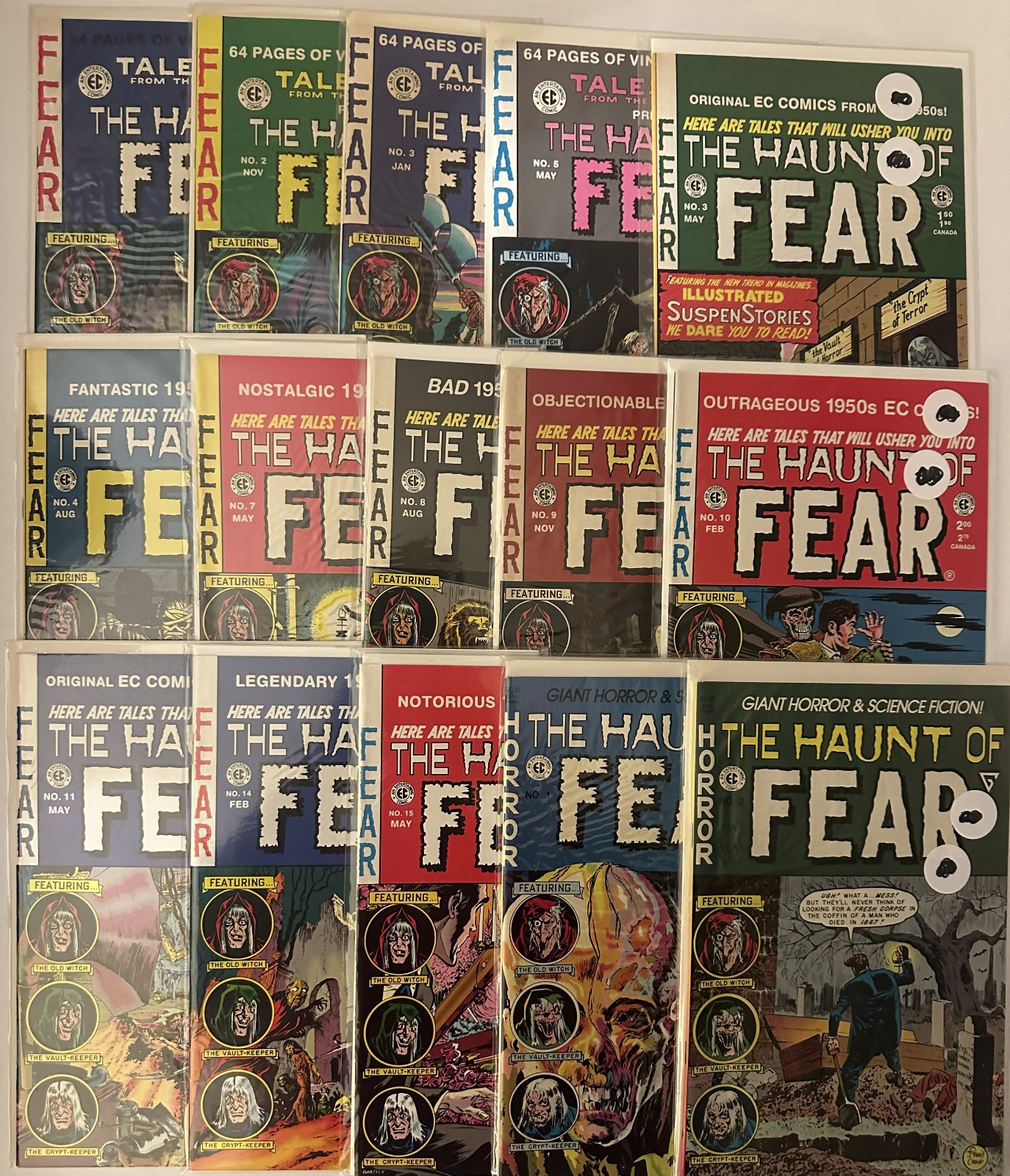Haunt of Fear HUGE BUNDLE - 15 issues all NM