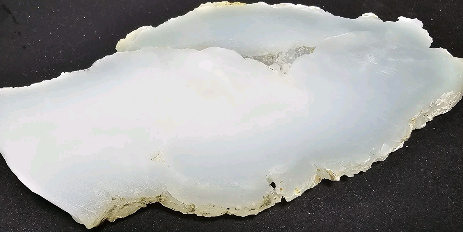 Ice Chrysoprase, 3 Slabs. White Very Unique, 240g All Together R #11 Ice Chrysoprase, 3 Slabs. White Very Unique, 240g All Together R #11