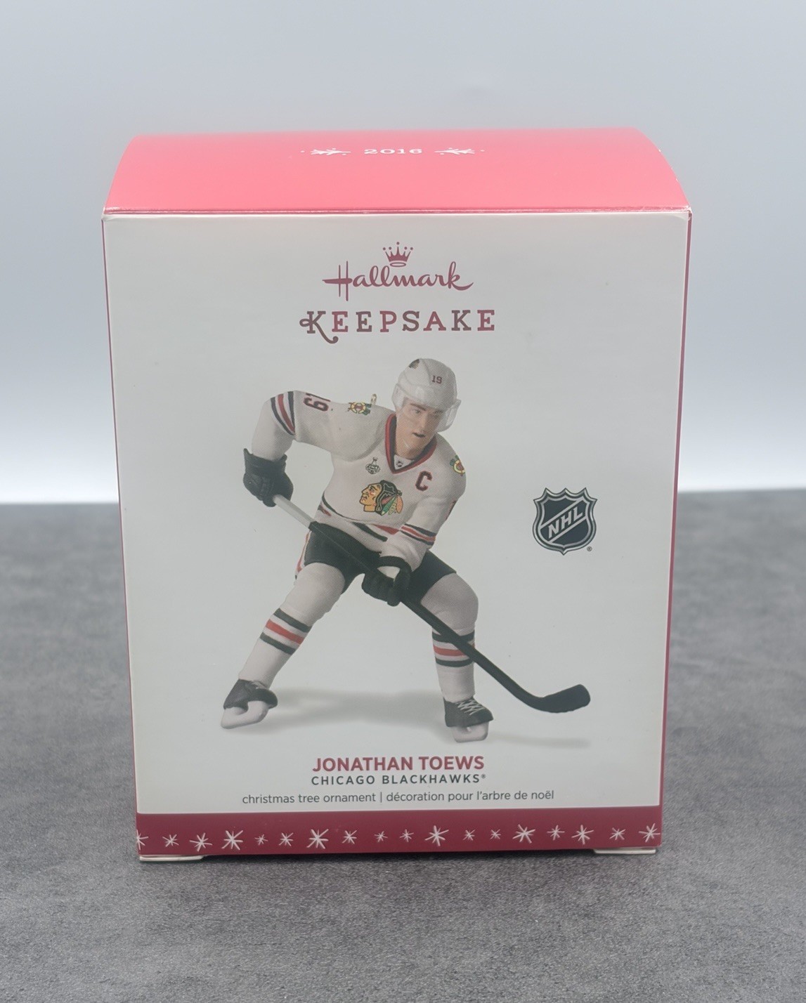 Hallmark Keepsake Ornament Jonathan Toews Chicago Blackhawks Hockey NHL New 2016