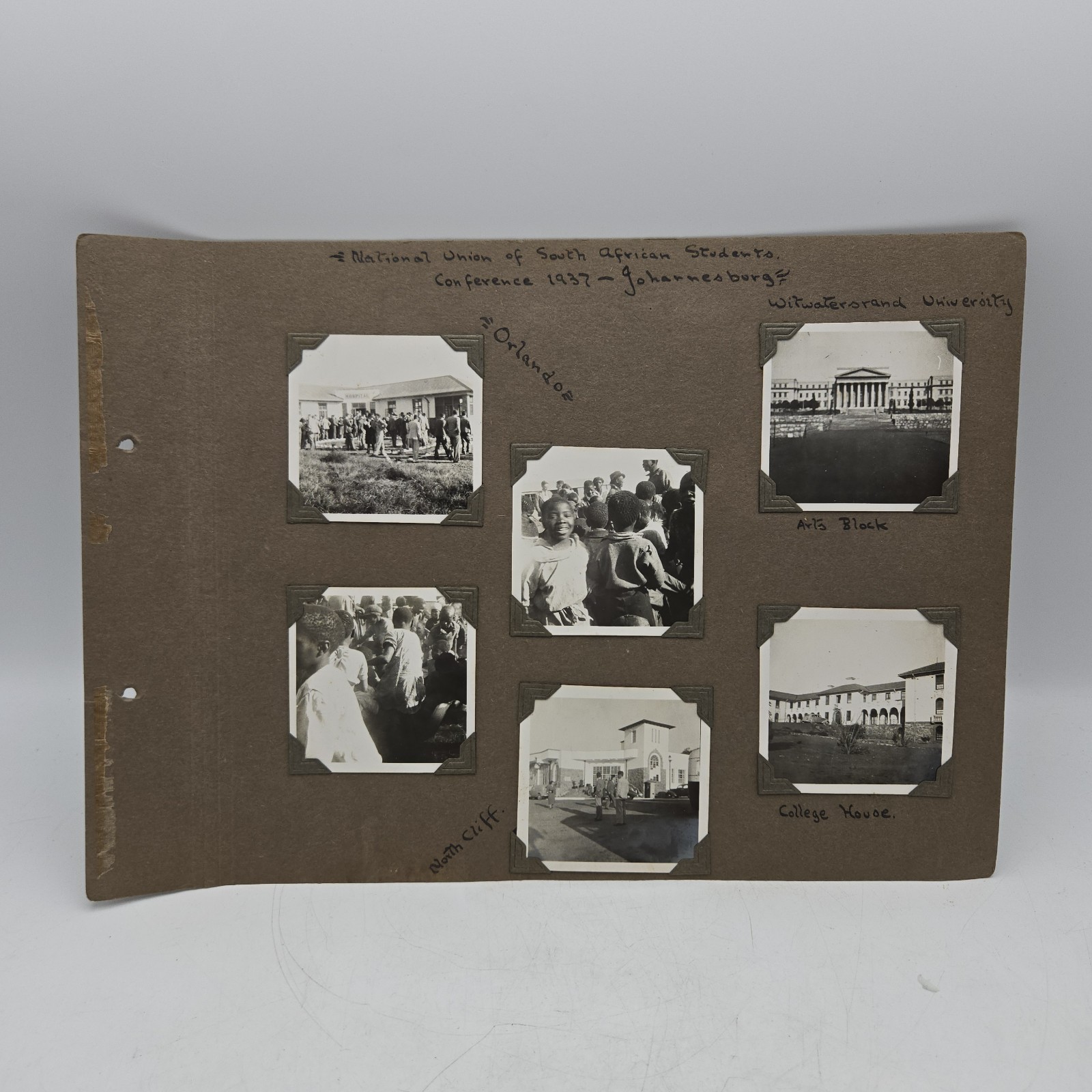 Vintage B&W Photos National Union of S African Students 1937 Conference Vintage B&W Photos National Union of S African Students 1937 Conference