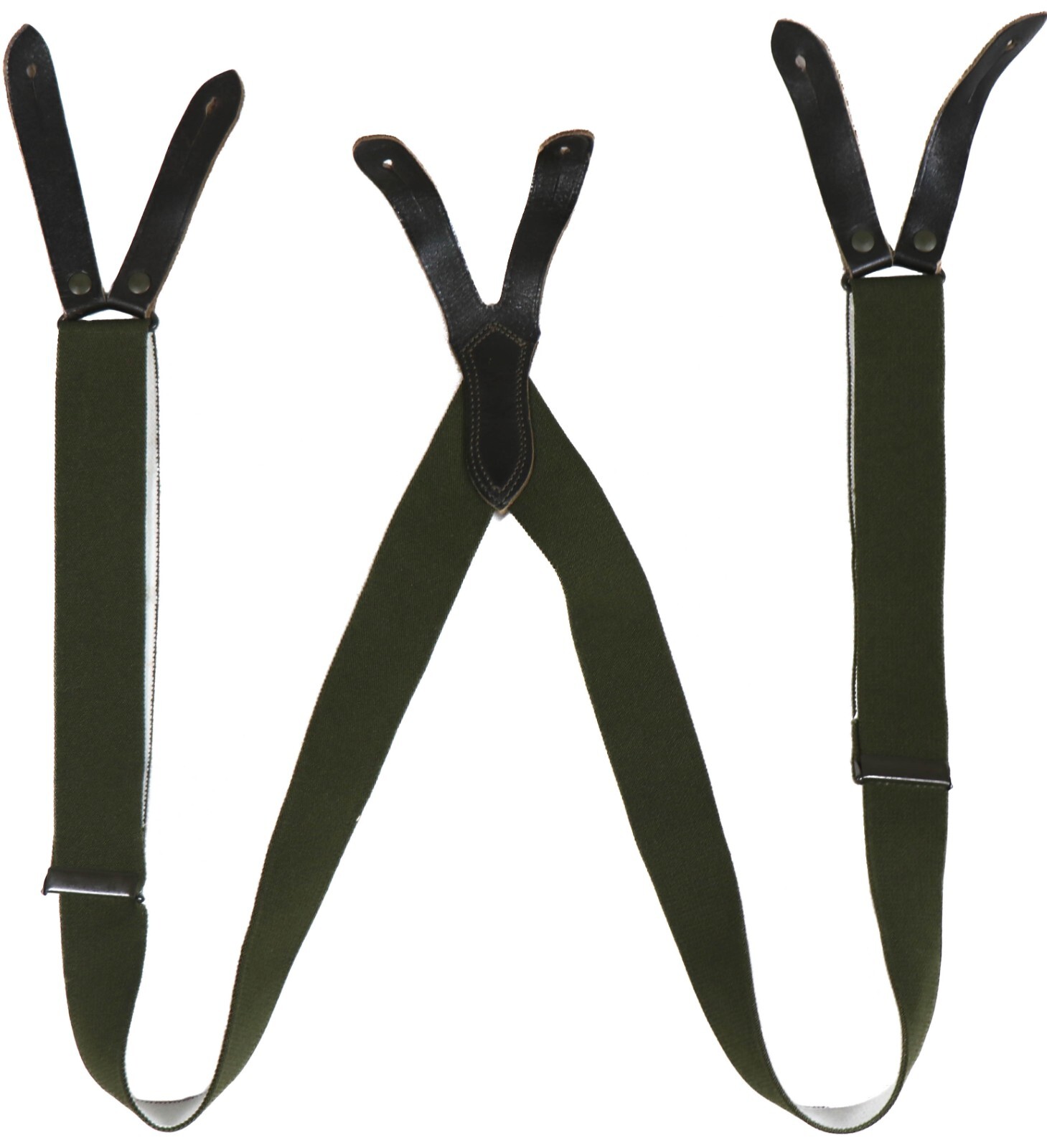 German Bundeswehr / West German Suspenders Belt Uniform Pant Trousers Elastic German Bundeswehr / West German Suspenders Belt Uniform Pant Trousers Elastic