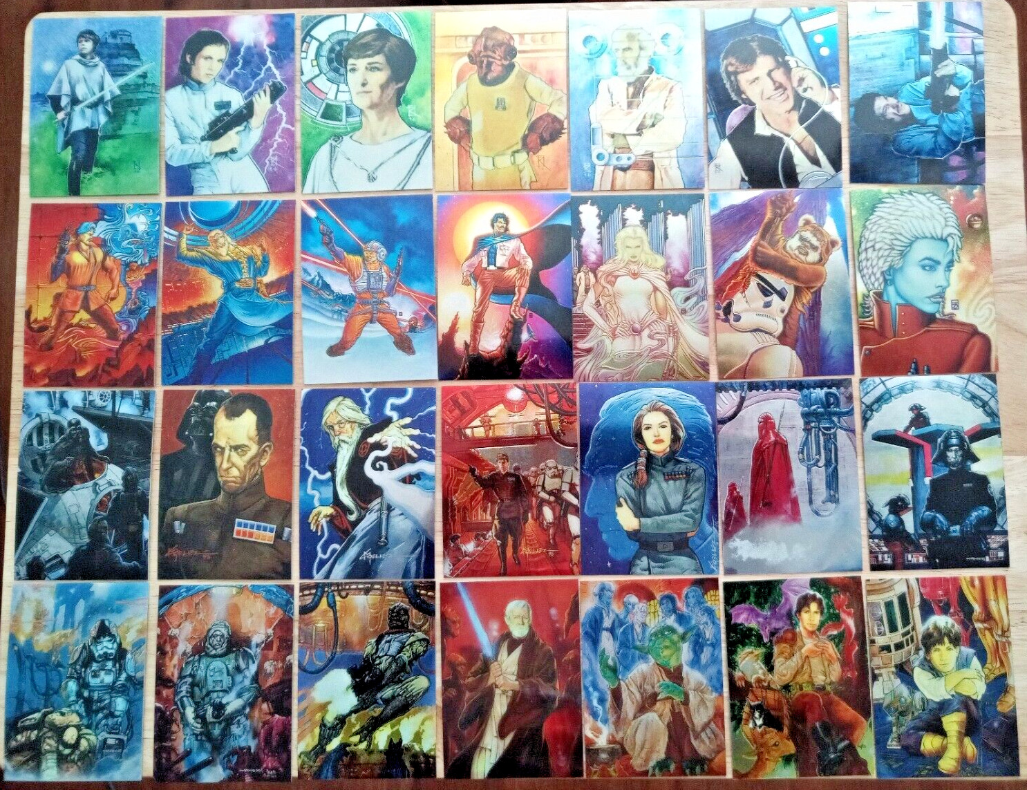 1996 Topps ✨ Star Wars Finest  ✨  Lot of 62 Cards ✨ No Duplicates ✨ Near Mint
