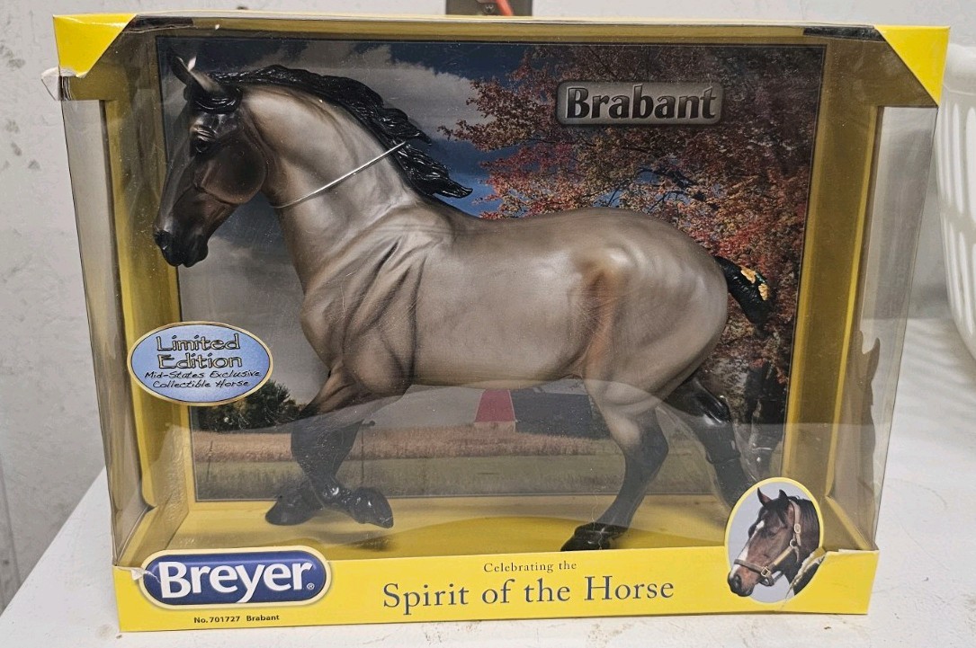 New NIB Vintage Breyer Horse Belgian Brabant Tan Dun Roy Draft New NIB Vintage Breyer Horse Belgian Brabant Tan Dun Roy Draft