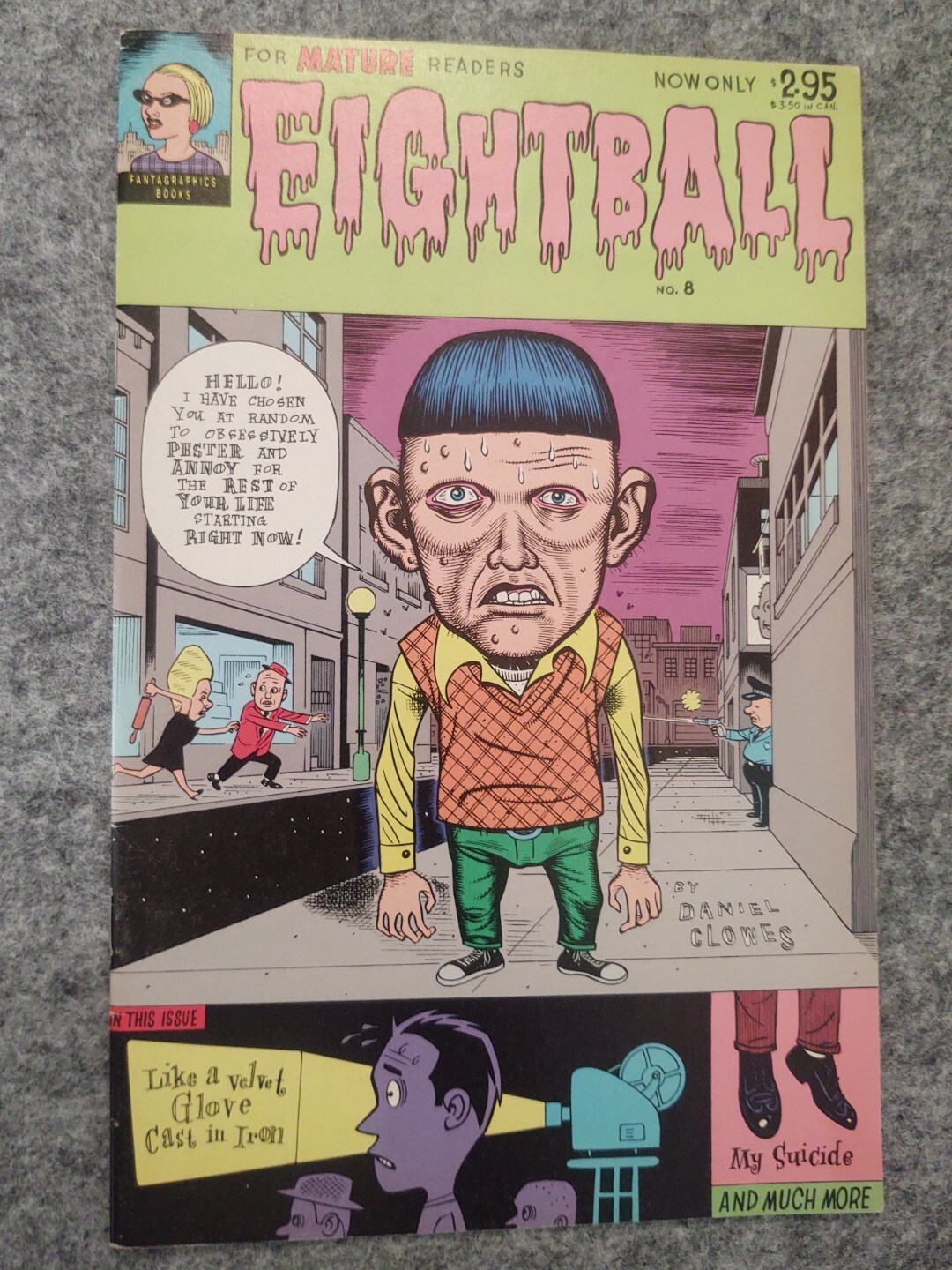 Eightball 8 1992 Fantagraphics first print dan clowes daniel ghost world monica Eightball 8 1992 Fantagraphics first print dan clowes daniel ghost world monica