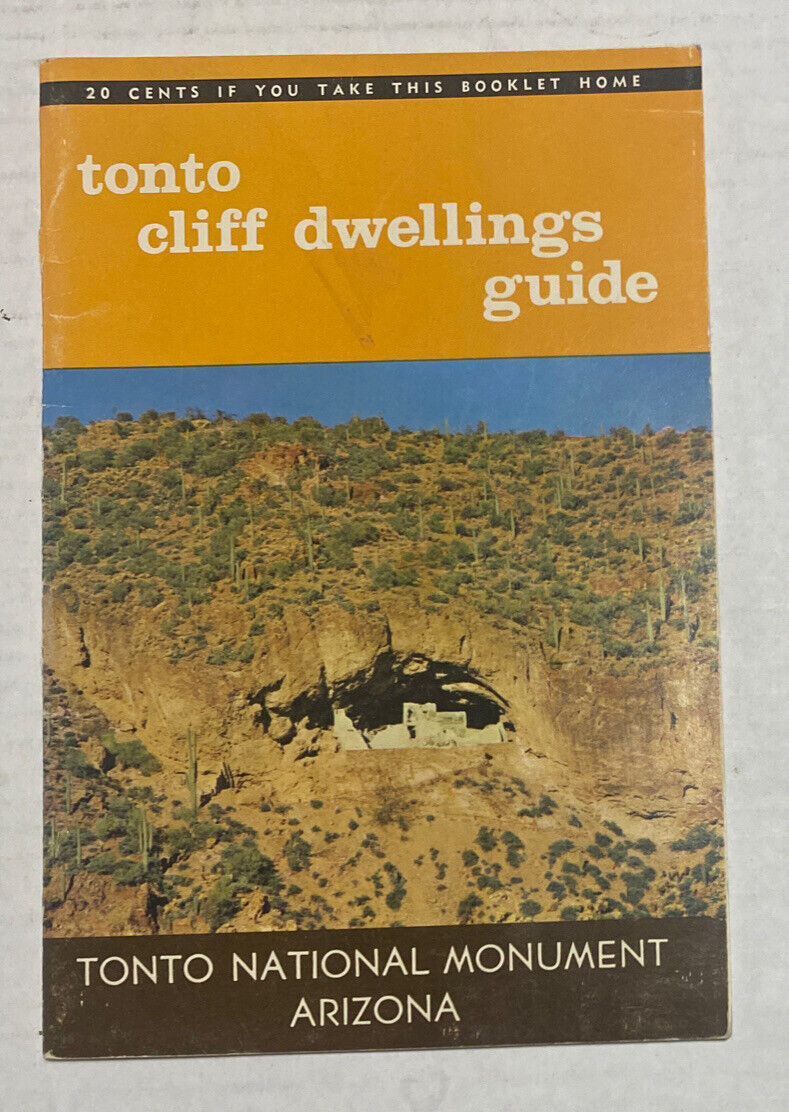Tonto National Monument Cliff Dwellings Guide 1974 Arizona National Park Service