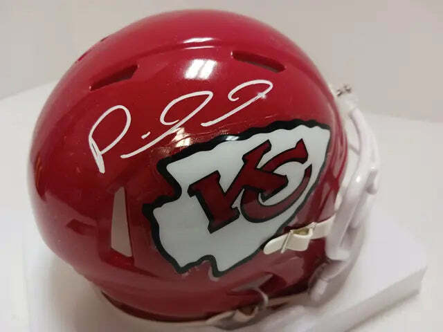 Patrick Mahomes II of the KC Chiefs signed autographed mini football helmet BSA