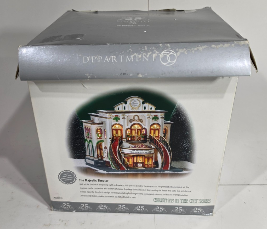 Department 56 Heritage Village Collection The Majestic Theater 58913 Free S&H Department 56 Heritage Village Collection The Majestic Theater 58913 Free S&H